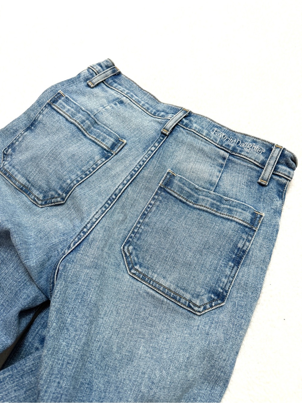 FAVORITE DAUGHTER sz 26 mischa super high rise wide leg jeans in mounterey - Picture 10 of 14